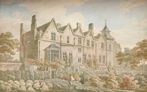 Marylebone Old Manor House: Garden Front, 1791, (1923). Artist: Michael Angelo Rooker