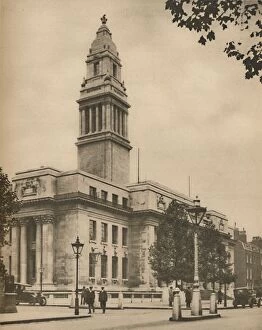 Arthur St John Adcock Gallery: Marylebone Town Hall, One of the Most Eminent of Londons New Buildings, c1935