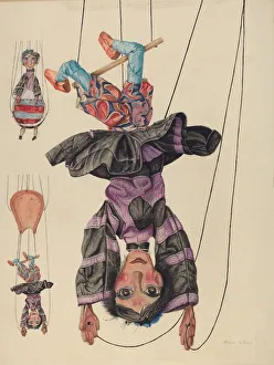 String Gallery: Marylin, the Trapeze Artist, 1935 / 1942. Creator: Frank Gray