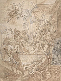 Corneille Gallery: The Maryrdom of Saint Lawrence, early 17th-mid 17th century. Creator: Cornelis Schut I