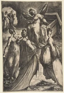 Three Marys at the Tomb. Creator: Jacques Bellange