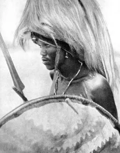 Fighter Prints: A Masai warrior, Africa, 1936. Artist: Wide World Photos
