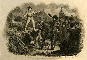 Wilson Prints: Masaniello Haranguing the Populace of Naples, 1821. Creator: J Chapman