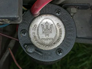 Maserati Prints: Maserati Air horn on a 1966 Ford Anglia
