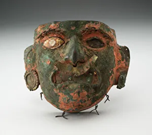 Ear Disc Prints: Mask, 100 B. C. / A. D. 500. Creator: Unknown
