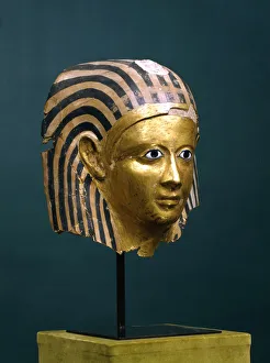 Mummification Prints: Mask of an Ancient Egyptian Mummy, c1st century BC