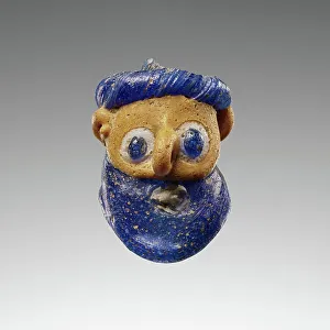 Bead Prints: Mask Bead, 5th-4th century BC. Creator: Unknown