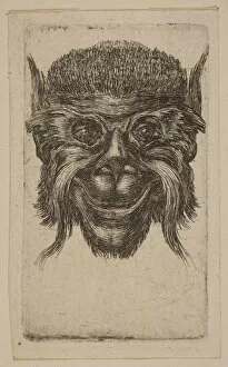 Mask. Creator: Attributed to Stefano della Bella (Italian, Florence 1610-1664 Florence)