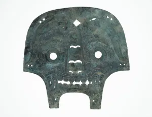 Western Zhou Prints: Mask from a Horse Bridle, Western Zhou dynasty ( 1046-771 BC ), about 9th century BC
