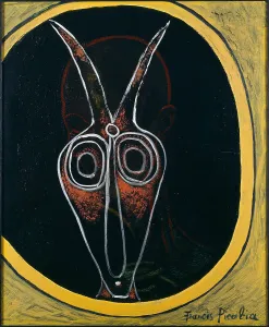 The mask and the mirror, ca 1930-1945. Creator: Picabia, Francis (1879-1953)