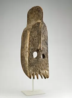 Tribal Culture Gallery: Mask, Nigeria, Late 19th century. Creator: Unknown