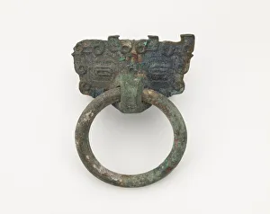 Mask and ring, Eastern Zhou to Han dynasty, 770 BCE-221 CE. Creator: Unknown