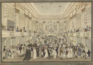 1815 Prints: Masked ball in the Redoutensaal of the Vienna Hofburg, c. 1815