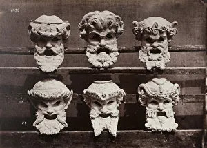 Masks from the Control Room (Masques du vestibule de contrôle), c. 1870 Masks from the Control Room (Masques du vestibule de contrôle), c. 1870