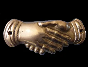 Handshake Prints: Masonic handshake. Symbol, End of 19th cen Artist: Anonymous