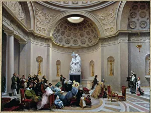 Fontaine Pierre Francois Leonard Prints: Mass at the Chapelle expiatoire (Expiatory Chapel)