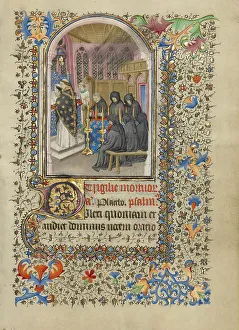 Priests Prints: Mass for the Dead; Book of Hours, about 1420-1430. Creator: Master of the Harvard Hannibal