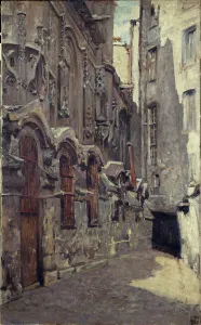 Mass graves of Saint-Gervais-Saint-Protais church, between 1867 and 1908. Creator: Henri Dabadie