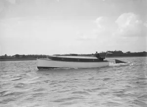 Tender Prints: Mass Motor Boat, 1911. Creator: Kirk & Sons of Cowes