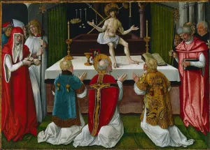 The Mass of Saint Gregory, 1511. Creator: Hans Baldung (German, 1484 / 85-1545)