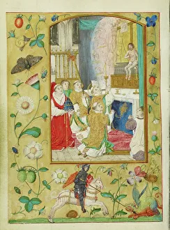 Communion Prints: The Mass of Saint Gregory; Book of Hours
