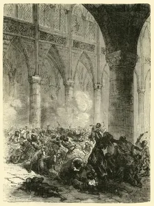 The Massacre at Beziers, (1209), 1890. Creator: Unknown The Massacre at Beziers, (1209), 1890. Creator: Unknown