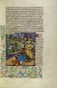1460s Prints: A Massacre of Family Members; Historia de duobus amantibus