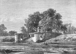 Ganges River Prints: Massacre Ghaut, Cawnpore, 1868. Creator: William James Palmer