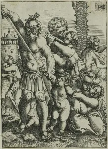 Murdered Prints: The Massacre of the Innocents, 1520/69. Creator: Jacob Binck