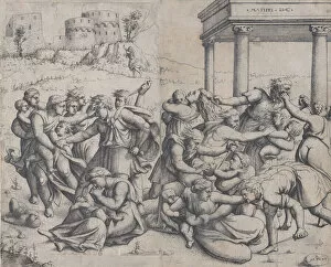 Horrible Gallery: The Massacre of the Innocents, 1545. Creator: Augustin Hirschvogel