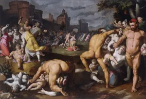 Haarlem Prints: The Massacre of the Innocents, 1590. Artist: Haarlem, Cornelis Cornelisz. van (1562-1638)