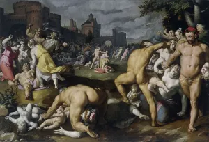 Cornelis Van Haarlem Prints: The Massacre of the Innocents, 1590. Creator: Cornelis Cornelisz van Haarlem