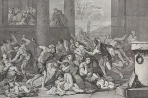 Murderers Prints: The Massacre of the Innocents, 1730-50. Creator: Pietro Monaco