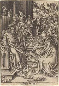 Horrible Gallery: Massacre of the Innocents, c. 1490 / 1500. Creator: Israhel van Meckenem