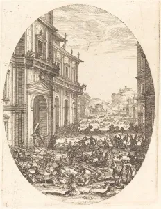The Massacre of the Innocents, c. 1618/1620. Creator: Jacques Callot The Massacre of the Innocents, c. 1618/1620. Creator: Jacques Callot