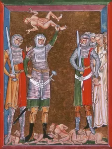 Decapitation Prints: The Massacre of the Innocents, c1350. Creator: Unknown