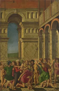 Herod The Great Prints: The Massacre of the Innocents, ca 1510-1520. Artist: Mocetto, Girolamo (c. 1458-1531)