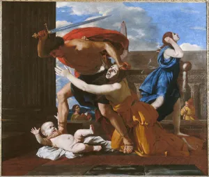 Herod The Great Prints: The Massacre of the Innocents, ca. 1628-1629. Artist: Poussin, Nicolas (1594-1665)