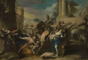 Horror Prints: The Massacre of the Innocents, probably between 1650 and 1659. Creator: Valerio Castello