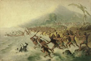 Baxter George Prints: The Massacre of the Lamented Missionary