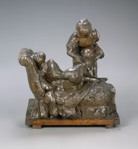 Edgar Gallery: The Masseuse, Group, mid 1890s. Creator: Edgar Degas