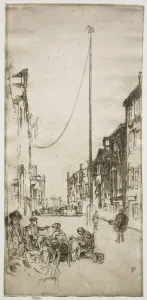 The Mast, 1880. Creator: James McNeill Whistler (American, 1834-1903)