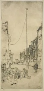 1834 1903 Prints: The Mast. Creator: James McNeill Whistler (American, 1834-1903)