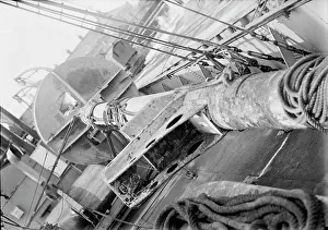 Mast From U.S.S. Maine, 1914. Creator: Harris & Ewing. Mast From U.S.S. Maine, 1914. Creator: Harris & Ewing