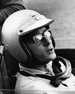 Goggles Gallery: Masten Gregory, racing driver. Creator: Unknown