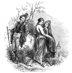 A masterpiece of graphic humour, 1844. Creator: Hablot Knight Browne A masterpiece of graphic humour, 1844. Creator: Hablot Knight Browne