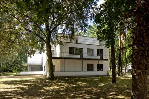 Saxony Anhalt Prints: Masters House. The Bauhaus building, Dessau, Germany, 2018. Artist: Alan John Ainsworth