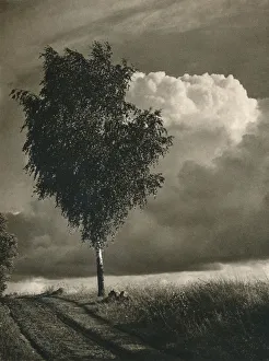 Masuren - Brewing thunderstorm, 1931. Artist: Kurt Hielscher Masuren - Brewing thunderstorm, 1931. Artist: Kurt Hielscher