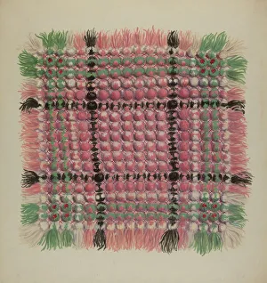 Haberdashery Gallery: Mat, c. 1937. Creator: Eva Wilson