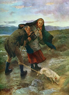 Small Gallery: The Last Match, 1887, (1912).Artist: William Small